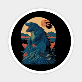 King of The monsters vector illustration design Magnet